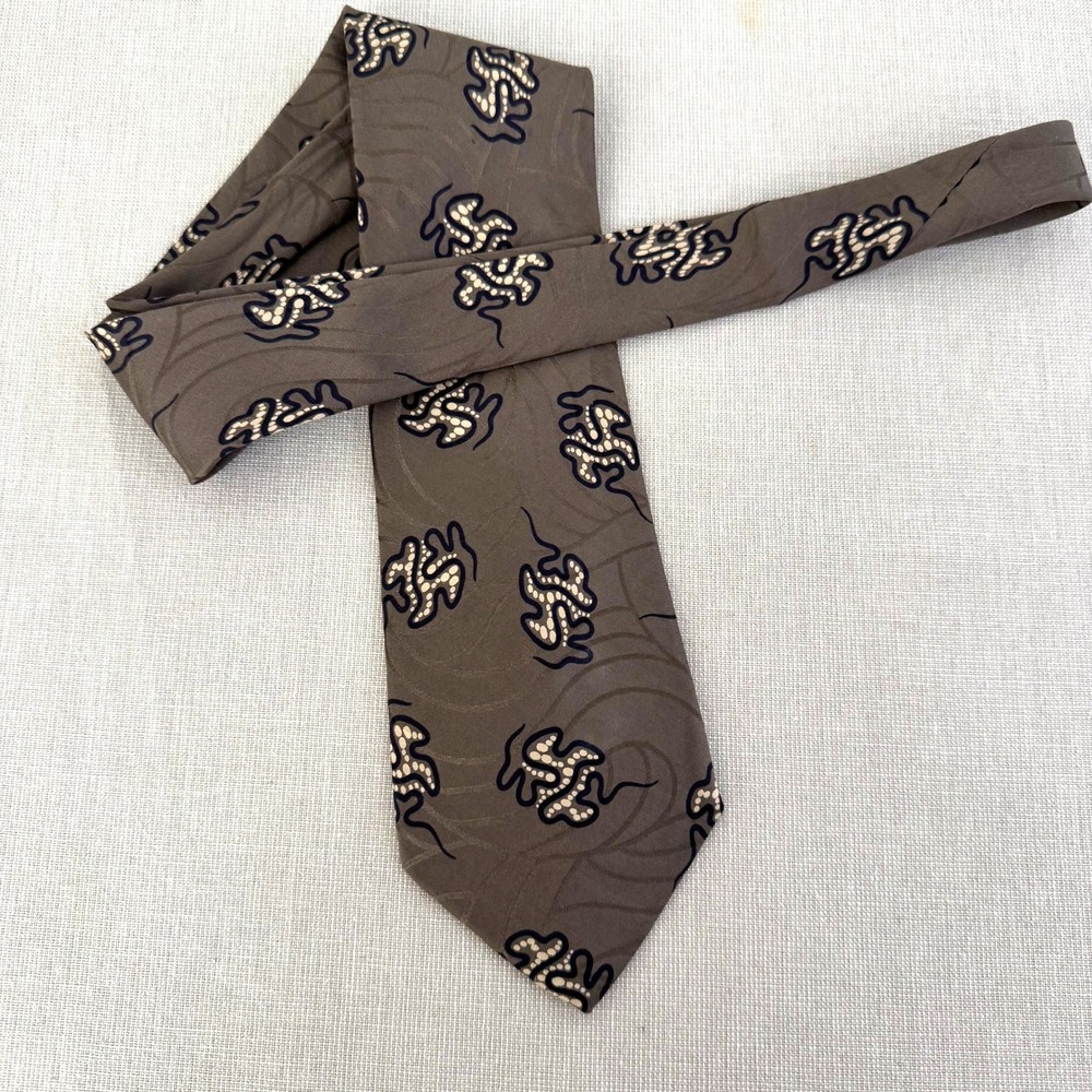 Vintage Giorgio Armani Cravatte Silk Horse Tie